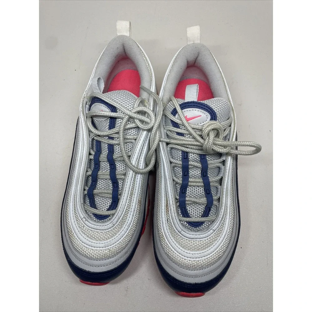 Nike Air Max 97 Pure Platinum Laser Orange Women's 7.5 [921733-015]‎